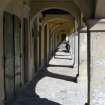 Il loggiato nel centro del paese