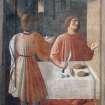 Maestro del chiostro degli Aranci, sec. XV, Storia di San Benedetto: il santo riceve l'abito, Badia Fiorentina, Firenze