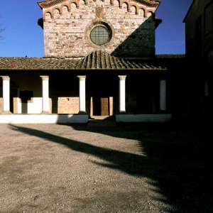 The façade of Bosco ai Frati Convent