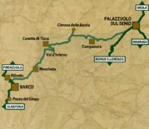 Da Barco a Palazzuolo sul Senio