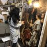 dipinto ispirato a batoni allegorie arti foto bottega