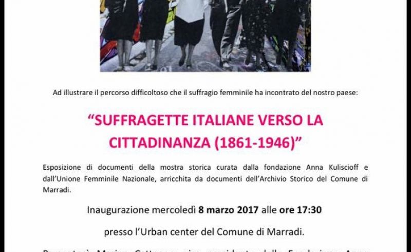 mostra suffragette