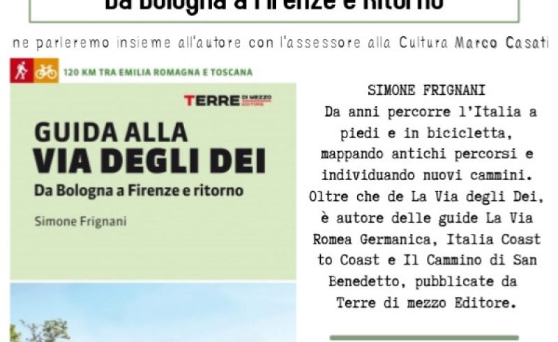 VOLANTINO VIA DEGLI DEI LIBRO