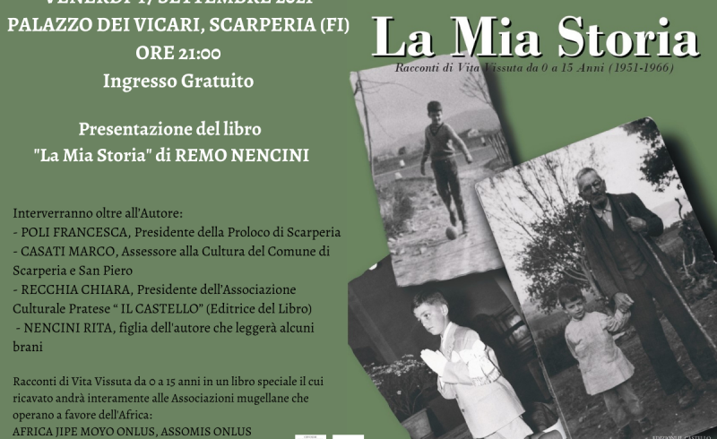 Presentazione Libro Remo Nencini 17 settembre 2021
