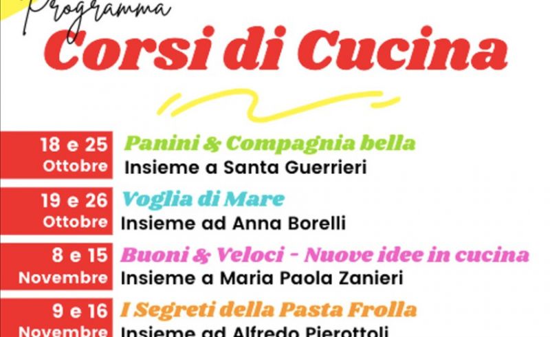 locandina corso di cucina generale 