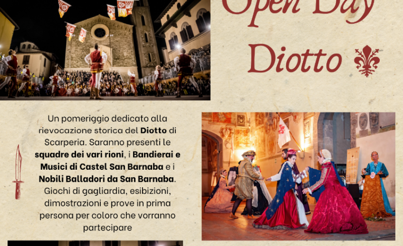 Locandina Open Day Diotto - Scarperia