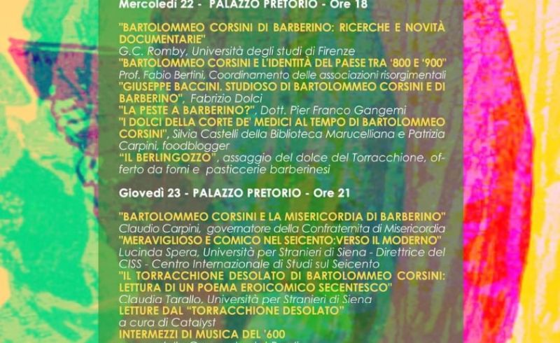Bartolomeo Corsini - 350esimo anniversario dalla morte - Barberino di Mugello_22-25 marzo 2023