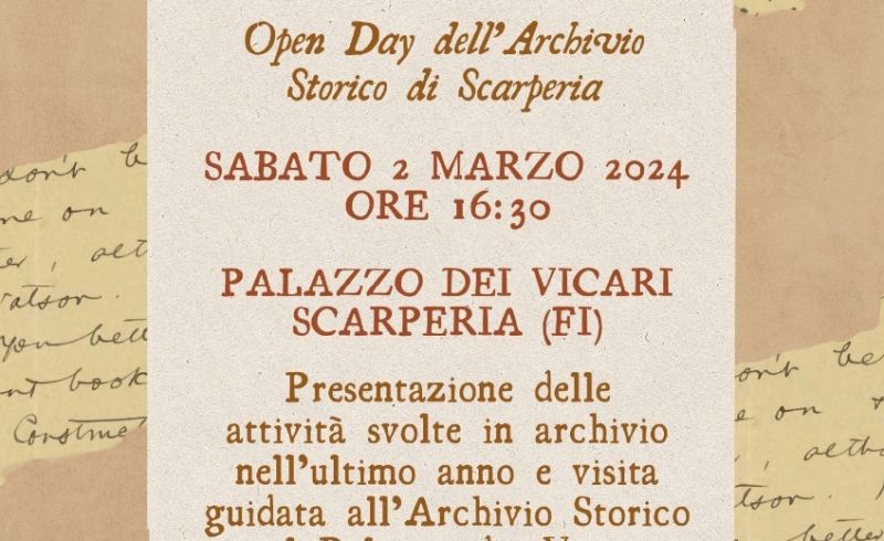 UN ANNO IN ARCHIVIO