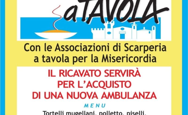 Scarperia a tavola per la Misericordia