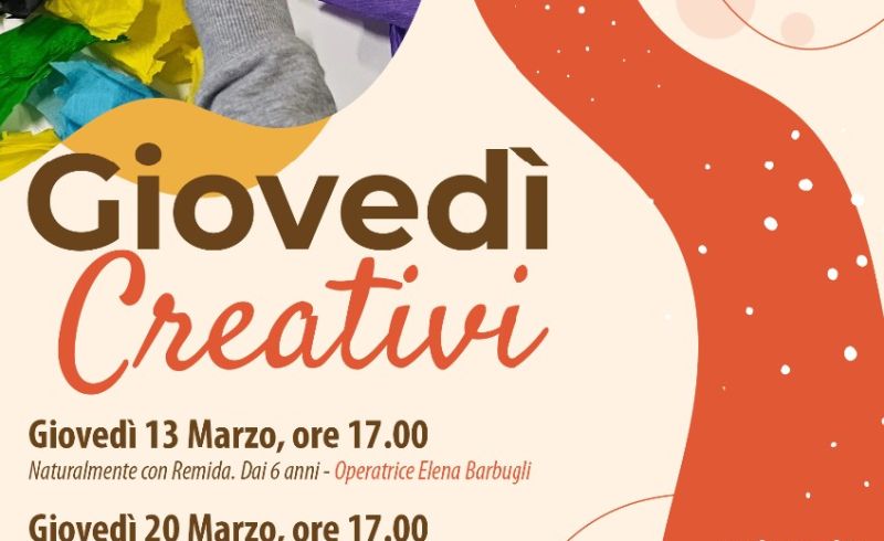 GiovedìCreativi ReMida marzoAprile 2025