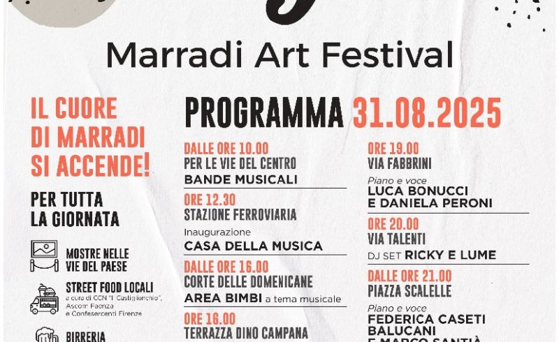 Maf Marradi Art Festival programma completo