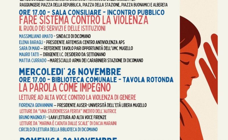 Locandina violenza donne 25