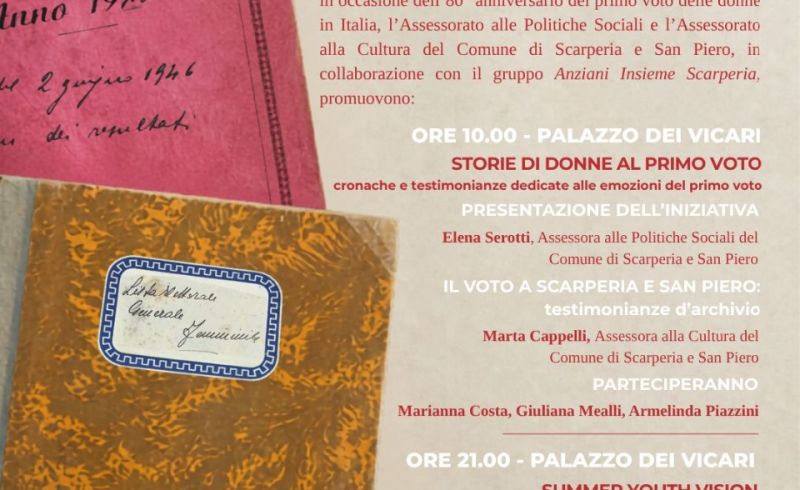 Locandina 80 anniversario Repubblica Italiana