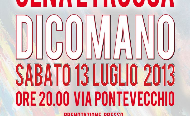 13rd/07 - ETRUSCAN DINNER