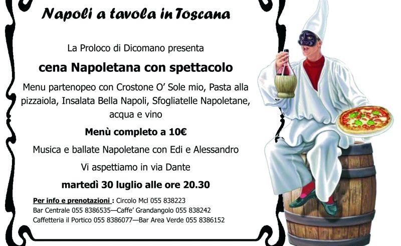 30th/07 - NEAPOLITAN DINNER IN DICOMANO