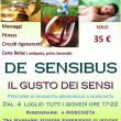 every Thursday of July - DE SENSIBUS, THE TASTE OF SENSE