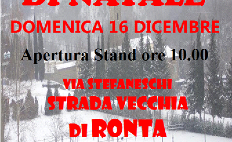 16/12 - CHRISTMAS MARKET AT RONTA